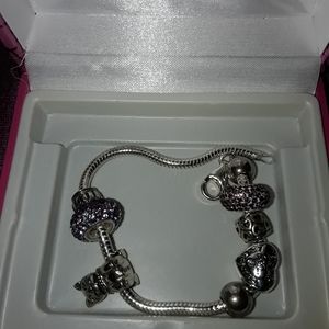 Sterling Silver Nana Charm Bracelet